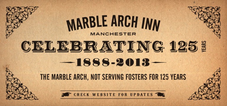 Marble brewery 125 year celebrations