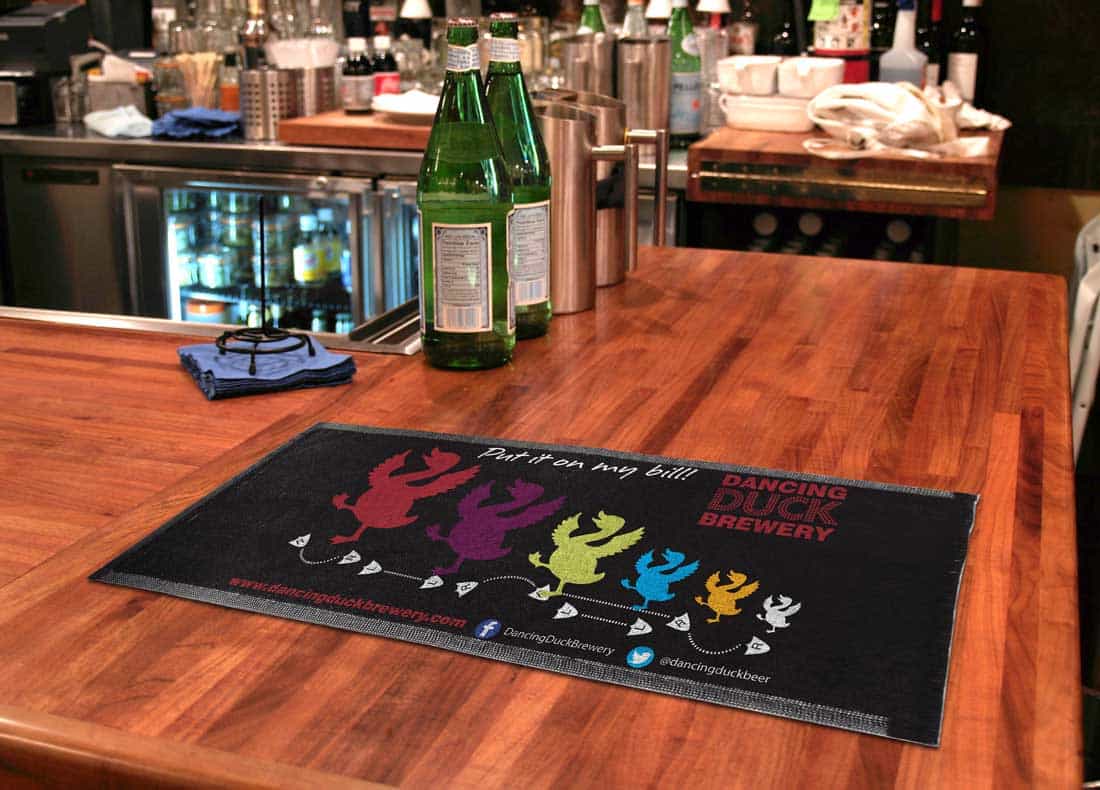 Dancing Duck Bar Runner Design