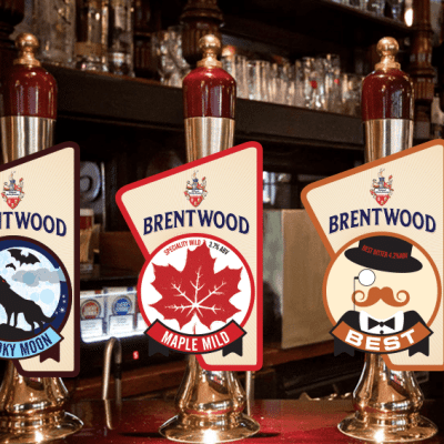 Brentwood Spooky Moon, Maple Mild and Best Pump Clip design