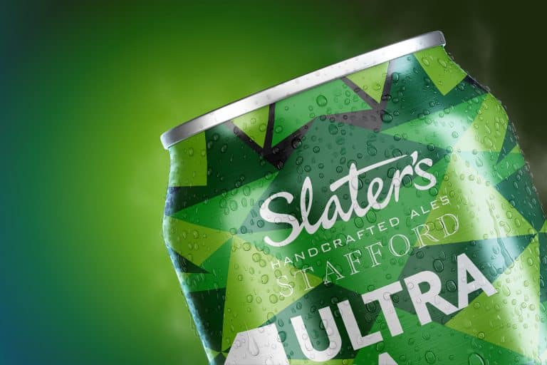 Slater’s Ales Can Label Designs ULTRA, beer branding