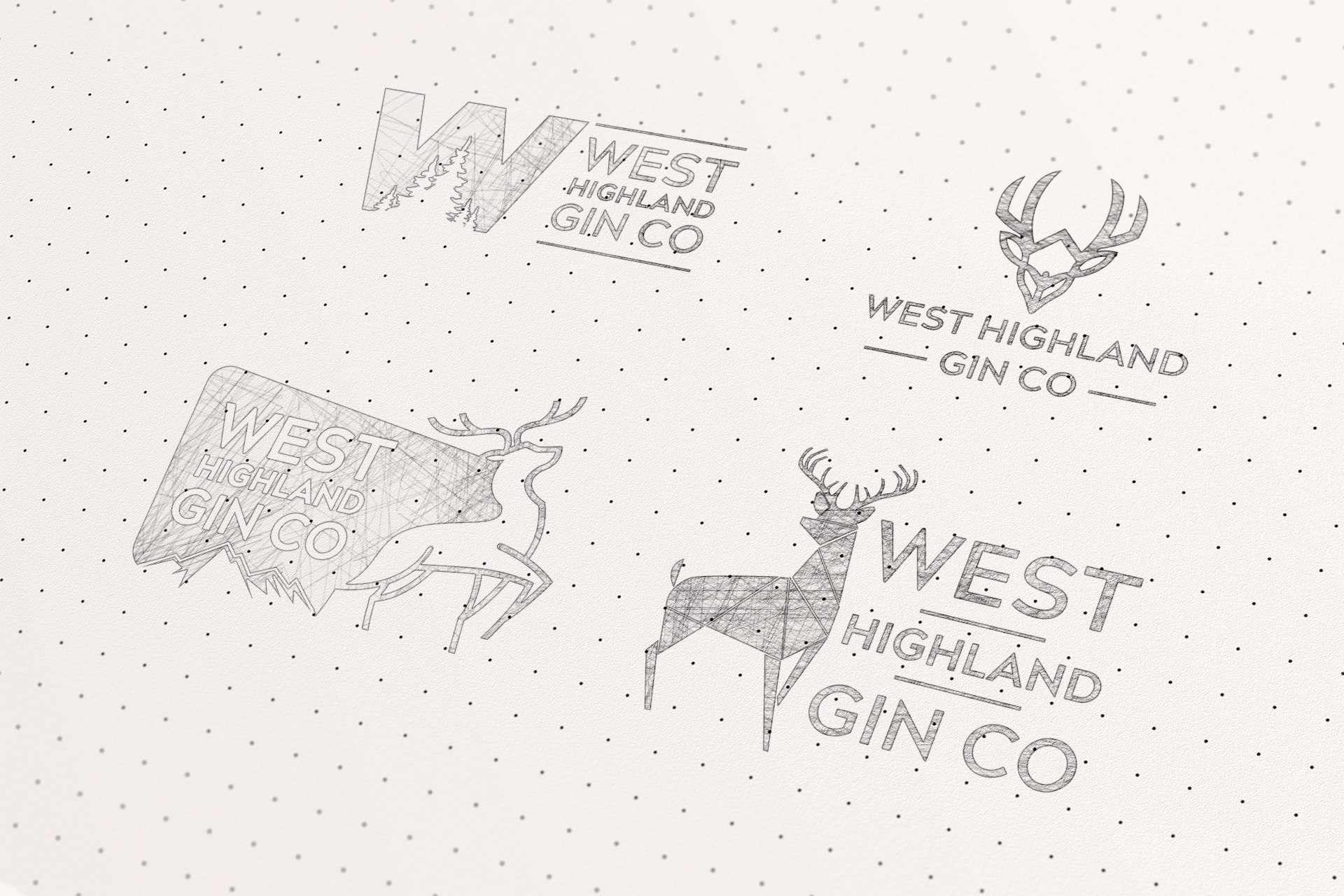 West Highland Spirits Logo Ideas