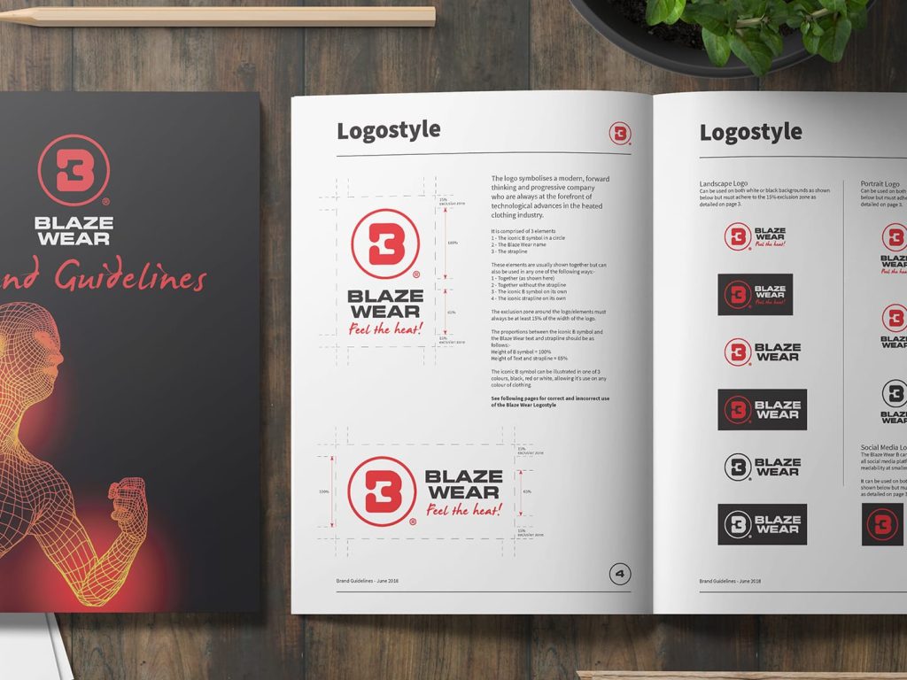 Blaze Wear Brand Guidelines