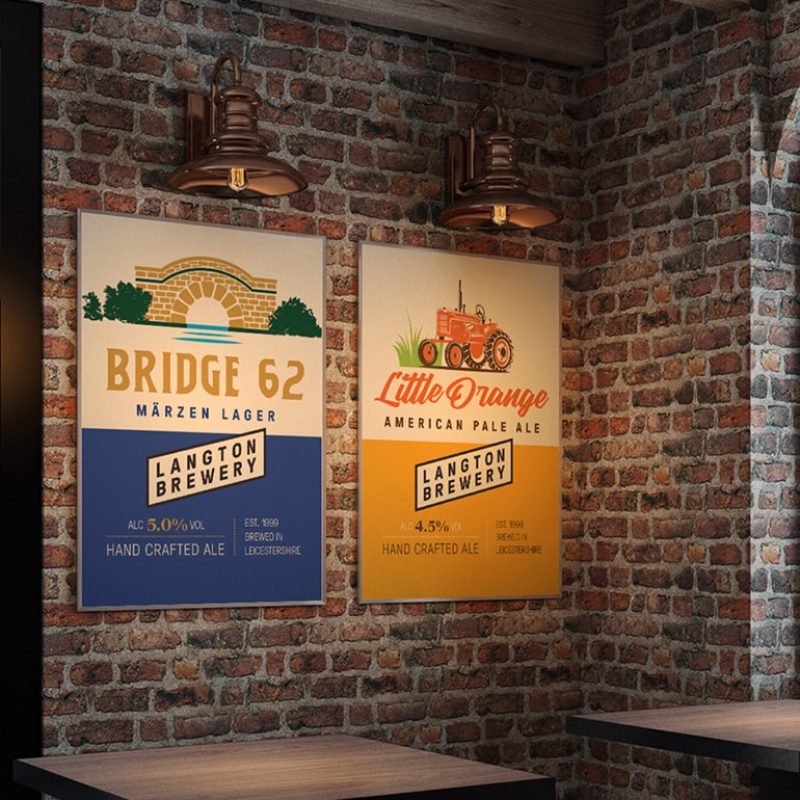 Langton Brewery posters 770x866px