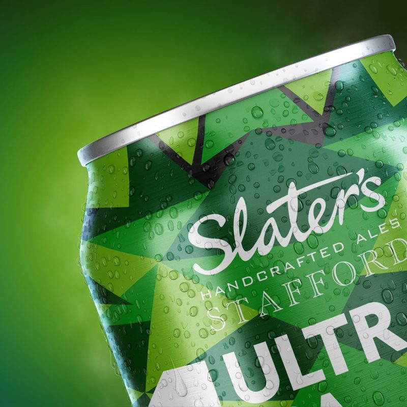 Slater’s Ales Can Label Designs ULTRA, beer branding