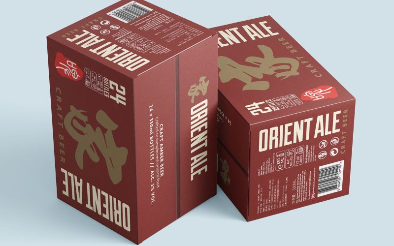 Orient Ale, Beer Packaging Design, Beer Packaging, Brewery Services