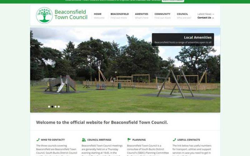 LemonTop launch new Beaconsfield Town Council website