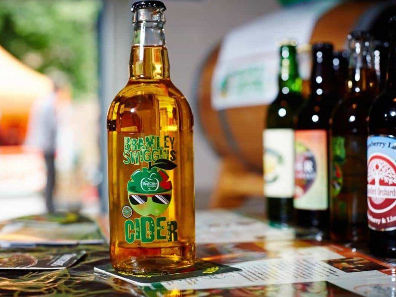 Bramley Swiggins Cider Bottle Label Design, personalised drinks