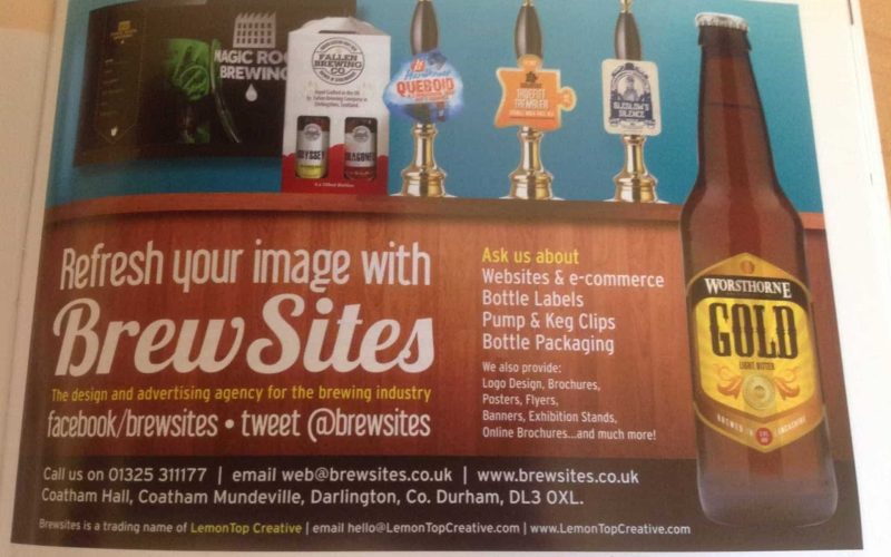 Our advert in SIBA