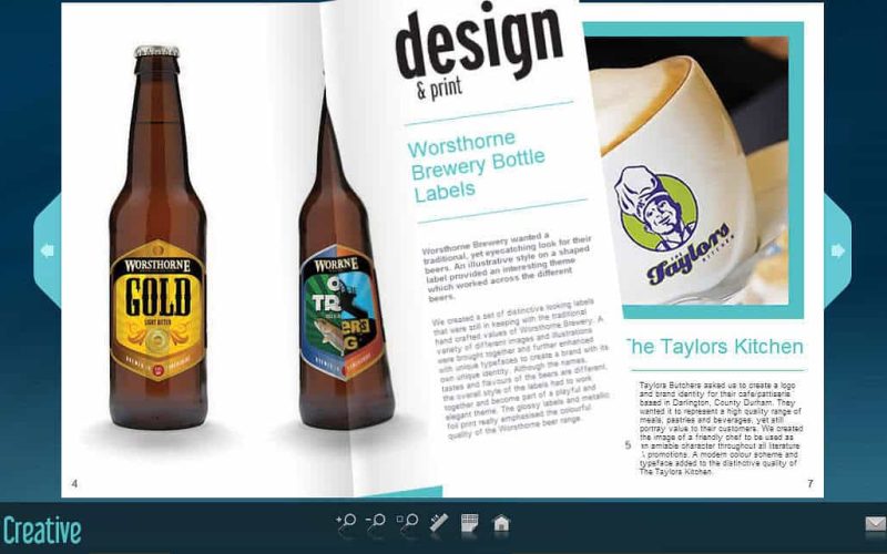 Online Brochure Design