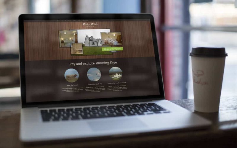 Holiday cottage website design